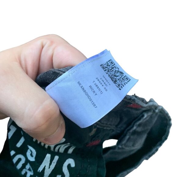 Vintage True Religion Jeans Size 34 RICKY Gray Red Stitch - Picture 4 of 10